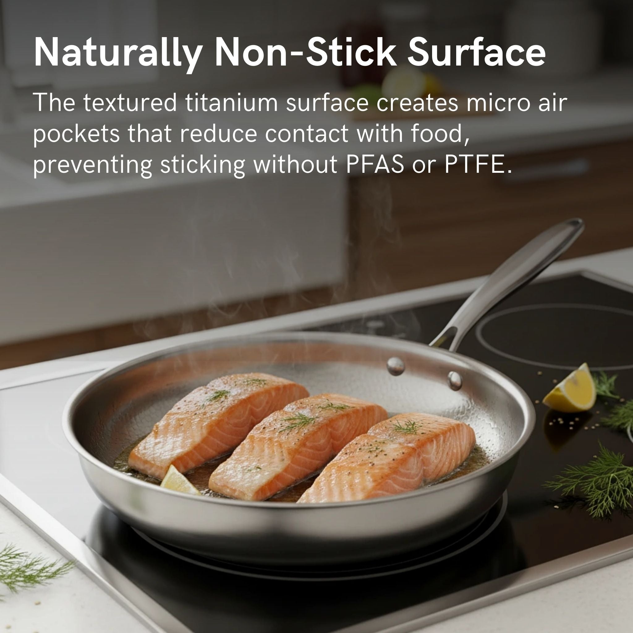 Titanium Sauté Pan Two Handles
